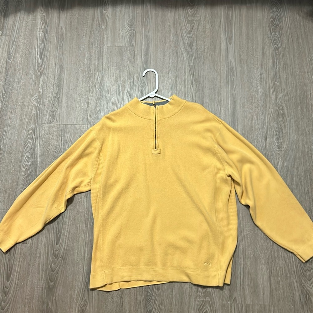IZOD Mustard Quarter Zip